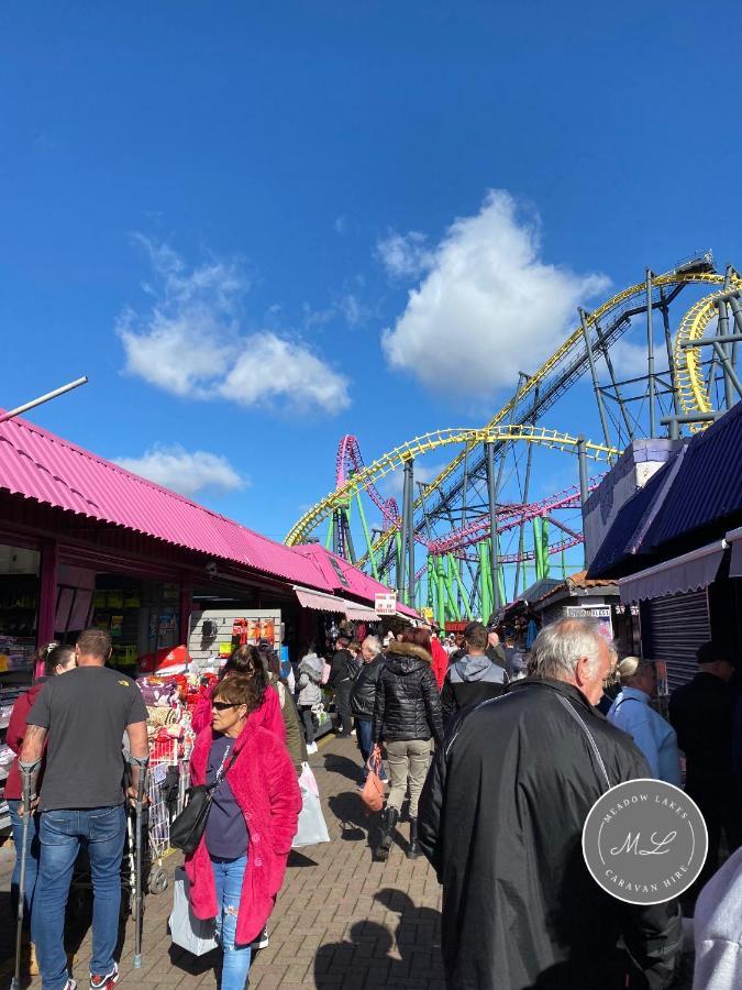 Promenade 566, Direct Beach Access, Close To Fantasy Island, Wifi, Pet Friendly - Meadow Lakes Caravan & Lodge Hire Skegness Bagian luar foto