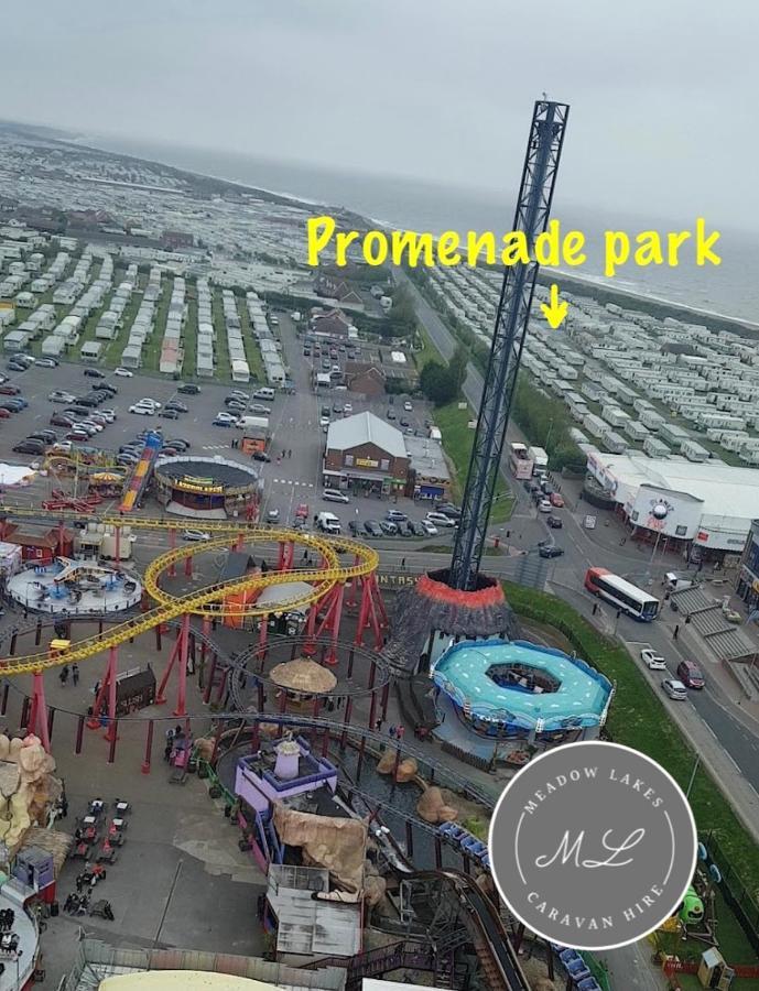 Promenade 566, Direct Beach Access, Close To Fantasy Island, Wifi, Pet Friendly - Meadow Lakes Caravan & Lodge Hire Skegness Bagian luar foto
